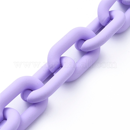 Акриловые кабельные цепи ручной работы X-AJEW-JB00630-06-1