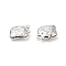 304 Stainless Steel Pendants, Strawberry, Silver, 15x11x4mm, Hole: 1mm