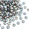 Preciosa® Crystal Hotfix Flatback Stones, Czech Crystal, Round(438 11 612 Chaton Rose VIVA 12 ®), 20020 200 Light Amethyst AB, SS16(3.8~4mm)