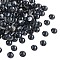 Preciosa® Crystal Hotfix Flatback Stones, Czech Crystal, Round(438 11 612 Chaton Rose VIVA 12 ®), 40080 Light Graphite, SS6(1.9~2.1mm)