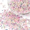 Glass Seed Beads, Ceylon, Round, Mixed Color, 2mm, Hole: 1mm, about 30000pcs/pound