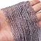 Natural Amethyst Beads Strands, Faceted, Rondelle, 2x1.5mm, Hole: 0.5mm, about 264~267pcs/strand, 15.24''~15.35''(38.7~39cm)