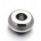 Tarnish Resistant 303 Stainless Steel Beads, Stainless Steel Color, Donut, 4x2mm, Hole: 1mm