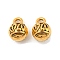 Tibetan Style Alloy Charms, Cadmium Free & Lead Free, Bell, Antique Golden, 13x9.5mm, Hole: 2mm, about 350Pcs/1000G