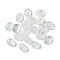 Natural Quartz Crystal Cabochons, Oval, 8~8.5x6~6.5x2.5~3.5mm