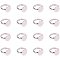 Brass Pad Ring Bases, Lead Free & Cadmium Free, Adjustable, Silver, Tray: 12mm, Size 7, 17mm, 50pcs/box