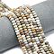 Natural Gobi Agate Beads Strands, Frosted, Rondelle, 6x4mm, Hole: 1mm, about 93~96pcs/strand, 14.57~14.76inch(37~37.5cm)