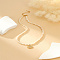 White and Yellow Bead Necklaces, Stainless Steel Necklace for Women