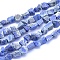 Raw Rough Natural Lapis Lazuli Beads Strands, Nuggets, 6~15x6~15x5~10mm, Hole: 0.7mm, about 37~45pcs/strand, 15.75 inch(40cm)