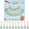 NBEADS 10 Pcs Number 0~9 Stitch Markers, Alloy Enamel Crochet Stitch Marker Charms Locking Stitch Marker with Iron Calabash Pins for Knitting Weaving Sewing Accessories Quilting Jewelry Making