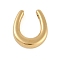 304 Stainless Steel Pendants, Horseshoe Charm, Golden, 16x14x4mm, Hole: 1.6mm