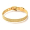 304 Stainless Steel Watch Bands, Watch Belt Fit Slide Charms, Golden Plated, 8-1/2 inch(21.5cm), 10mm