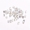 Brass Crimp Beads, Cadmium Free & Lead Free, Tube, Silver Color Plated, about 2mm wide, 2mm long, hole: 1.5mm