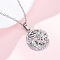 Moon & Star & Sun 304 Stainless Steel Pendant Necklaces, Stainless Steel Color, 17.91 inch(45.5cm)