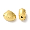 304 Stainless Steel Beads, Shell Shape, Golden, 7x8x5mm, Hole: 1mm