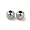 Non-Tarnish 304 Stainless Steel Bead, Round, Stainless Steel Color, 5mm, Hole: 2mm