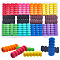60Pcs 10 Colors EVA Foam Pencil Gripper, Pencil Holder, for Kids Students, Mixed Color, 37.5x12.5mm, Inner Diameter: 8mm, 6pcs/color
