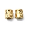 Ion Plating(IP) 304 Stainless Steel Beads, Column, Real 18K Gold Plated, 6.5x6mm, Hole: 3mm
