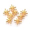Zinc Alloy Cabochons, for DIY Crystal Epoxy Resin Material Filling, Asterism, Golden, 10.5x10x2mm