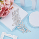 Шитье из латуни со стразами DIY-WH0409-85-5