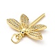 Латунные микро проложить кубического циркония подвески KK-H433-24G-3