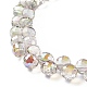 Прозрачные стеклянные бусины GLAA-G096-01B-3