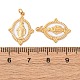 Подвески из нержавеющей стали 304 с эмалью STAS-U061-19G-02-3