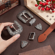 Комплекты пряжек из сплава ремня FIND-WH0111-299-3