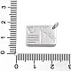 Латунные подвески KK-H206-02B-P-3