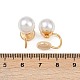 Серьги-манжеты из латуни EJEW-F376-02G-5