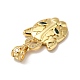Подвески из латуни с прозрачным фианитом KK-H433-33G-3