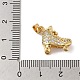 Подвески из латуни и кубического циркония KK-L216-064G-3