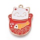 Подвески из сплава с эмалью Lucky Kitten PALLOY-I166-44KCG-1