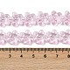 Прозрачные стеклянные бусины GLAA-H038-02A-4