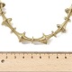 Нерегулярные витые цепочки из нержавеющей стали 304 NJEW-B127-01G-01-3
