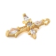 Латунные микро проложить кубического циркония подвески KK-U056-33G-2