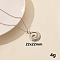 Stainless Steel Shell Pendant Necklaces for Women, Golden, 15.75 inch(40cm)