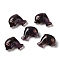 Transparent Lampwork Beads, Dolphin, Gray, 15x21x9mm, Hole: 1mm, about 35~40pcs/100g