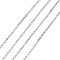 Tarnish Resistant 304 Stainless Steel Cable Chains, Soldered, with Spool, Flat Oval, Stainless Steel Color, 2.5x2x0.5mm, about 82.02 Feet(25m)/roll