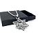 Stainless Steel Hip Hop Star of David Pendant Necklaces for Men Women, Stainless Steel Color, 23.62 inch(60cm)
