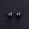 Synthetic Blue Goldstone Carved Constellation Beads, Round Beads, Taurus, 10mm