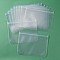 PEVA Waterproof Translucent Ziplocking Bag, Reusable Food Storage Bags, for Meat Fruit Veggies, White, 20x26.2x0.3cm