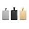 304 Stainless Steel Pendants, Stamping Blank Tag, Manual Polishing, Rectangle, Mixed Color, 30x19x3mm, Hole: 4.5x8mm