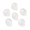 Natural Quartz Crystal Cabochons, Rock Crystal Oval, 12x10x4.5mm