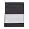 Kraft Paper Open Top Zip Lock Bags, Food Storage Bags, Sealable Pouches, for Storage Packaging, with Tear Notches, Rectangle, Black, 18.1x13.1x0.2cm, Inner Measure: 12cm, Window: 13x6.2cm, Unilateral Thickness: 4.7 Mil(0.12mm)