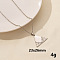 Stylish Stainless Steel Geometric Triangle Pendant Necklace for Women