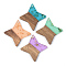 Transparent Resin & Walnut Wood Pendants, with Gold Foil, Star, Mixed Color, 29.5x29.5x3mm, Hole: 2mm