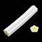 Luminous Handmade Polymer Clay Nail Art Decoration, Fashion Nail Care, No Hole Tubes, Flower, Pale Goldenrod, 47~50x8~10x8~10mm