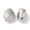 Tarnish Resistant 304 Stainless Steel Beads, Shell Shape, Stainless Steel Color, 7x8x5mm, Hole: 1mm
