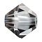 Preciosa® Crystal Beads, Czech Crystal, Bicone(451 69 302 Rondelle), 00030 226 Valentinite, 4mm, Hole: 0.8mm